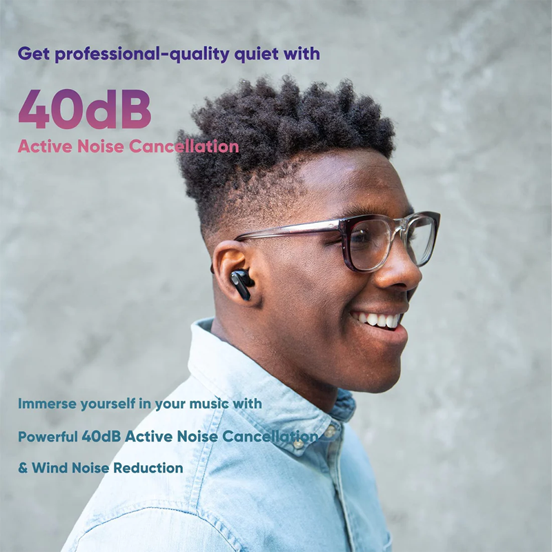 Wyze Buds Pro - Draadloze oordopjes - Noise Cancelling - Zweetbestendig - Zwart - Inclusief draadloze charging case