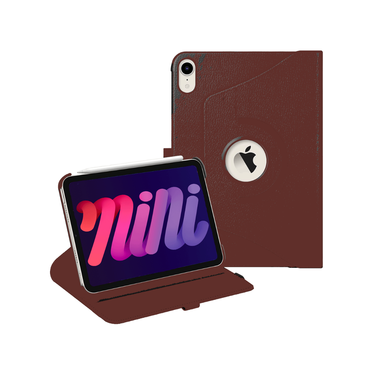 Rotation Case Brown iPad Mini 6 