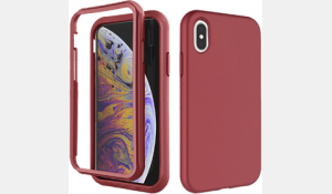 iPhone X/XS rode hoes & screen